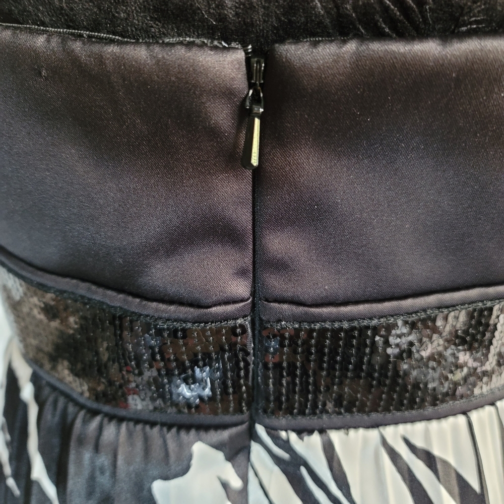 Js Collections Strapless Gown With Pleated Skirt - image 5